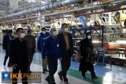 بازدید سرپرست فرمانداری مشهد از شرکت ایران خودرو خراسان