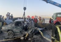 ۳ کشته و ۷ مصدوم در تصادف دلخراش پژو در نزدیکی مشهد