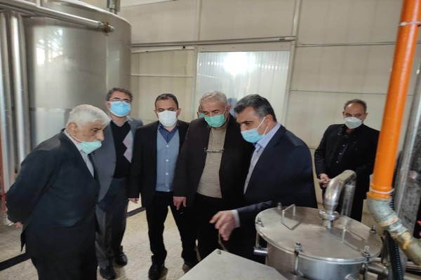 بازدید رئیس سازمان جهاد کشاورزی استان از  تنها کارخانه تخم مرغ مایع پاستوریزه شرق کشور و مرکز بسته بندی تخم مرغ در شهرستان طرقبه شاندیز 